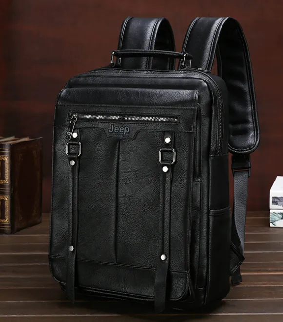 Mochila em Couro S041- Versão JeepBuluo