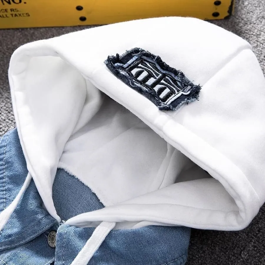 Jaqueta Jeans Overside Moletom Mainstreet