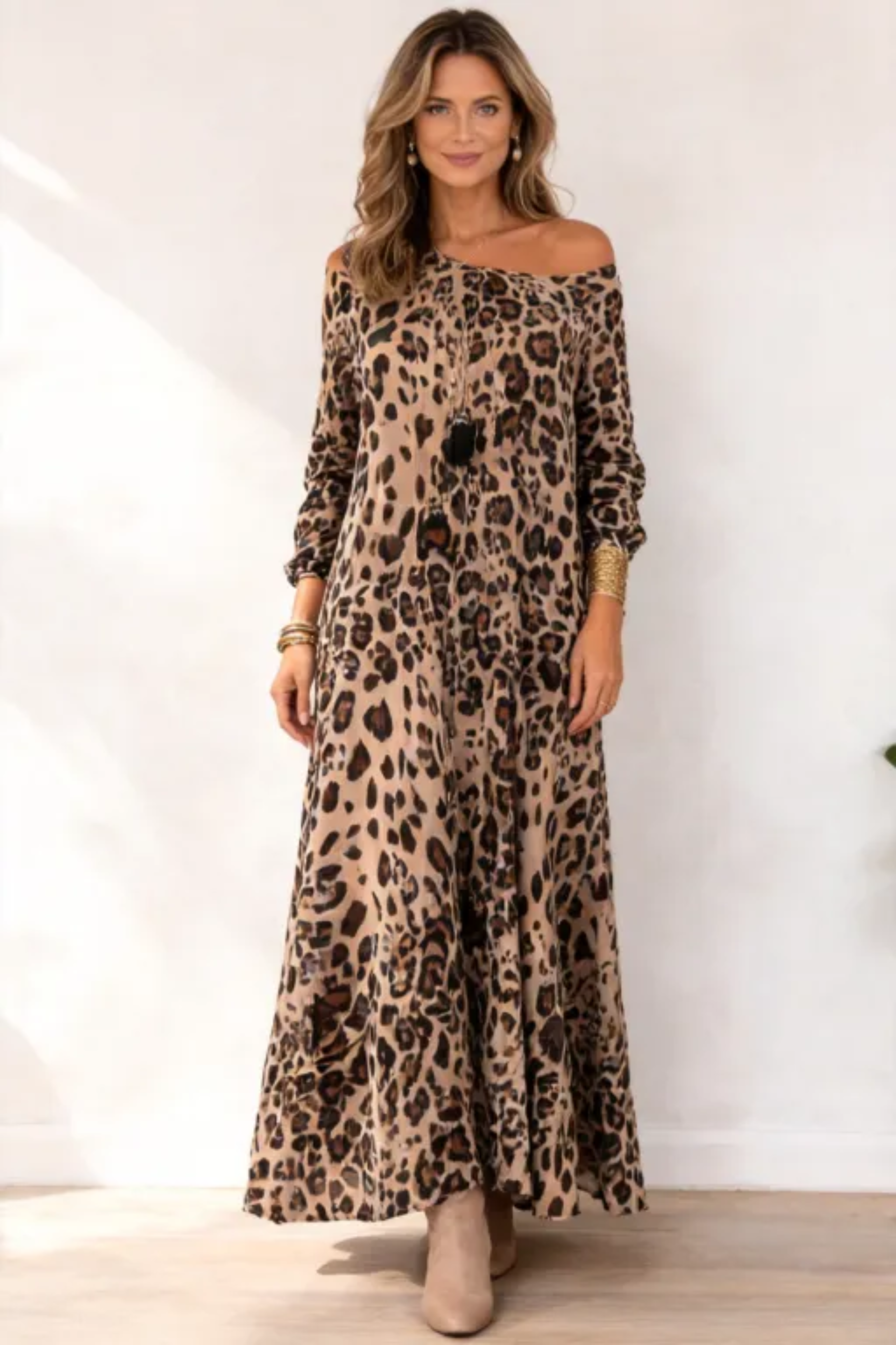 Vestido - Leopardo - Leve e Solto (Queridinho das Blogueiras)