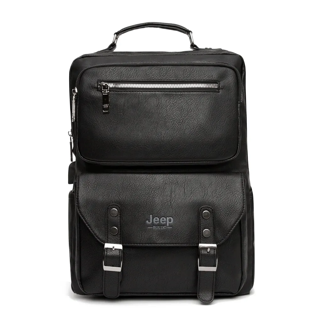 Mochila em Couro S058- Versão JeepBuluo