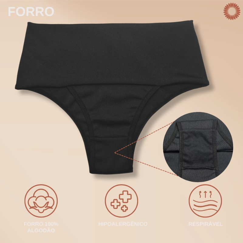 Calcinhas Super Compressão Shape Turbo e Zero Barriga