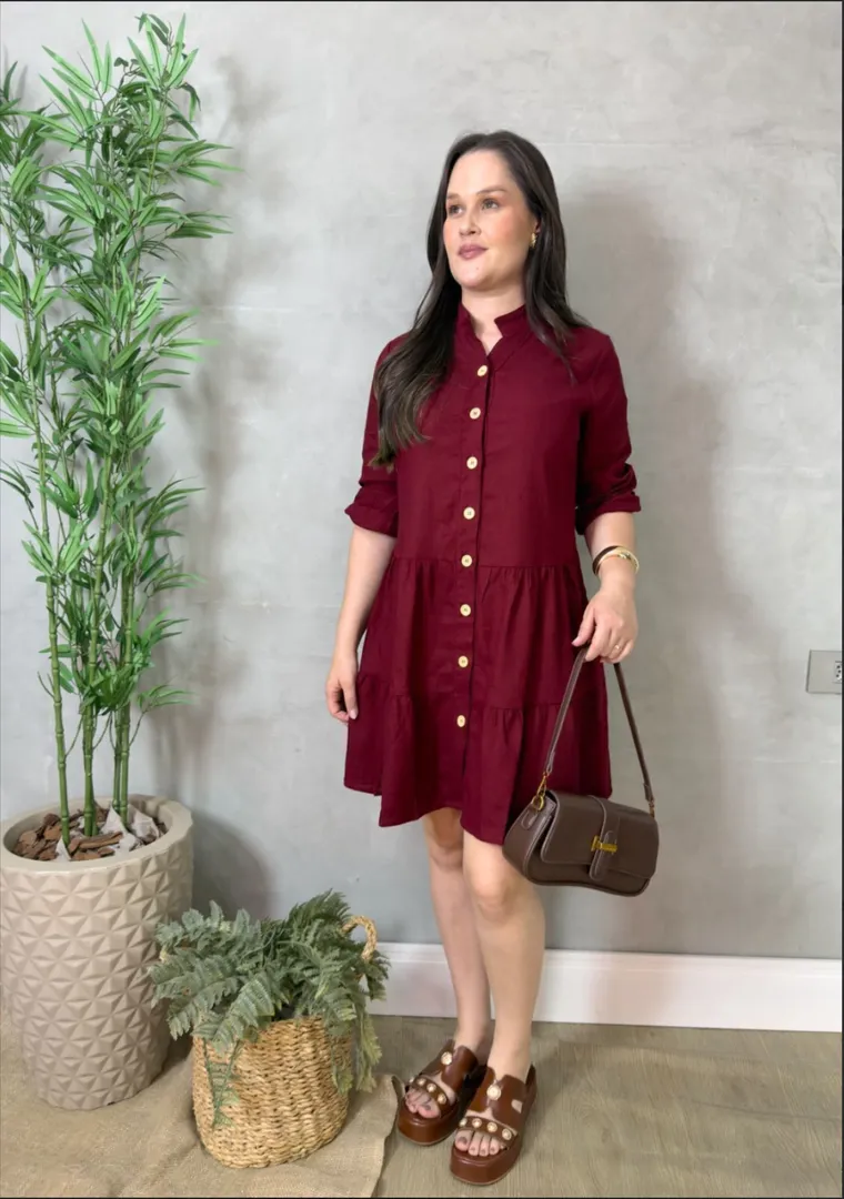 Vestido Nubia Com Mangas