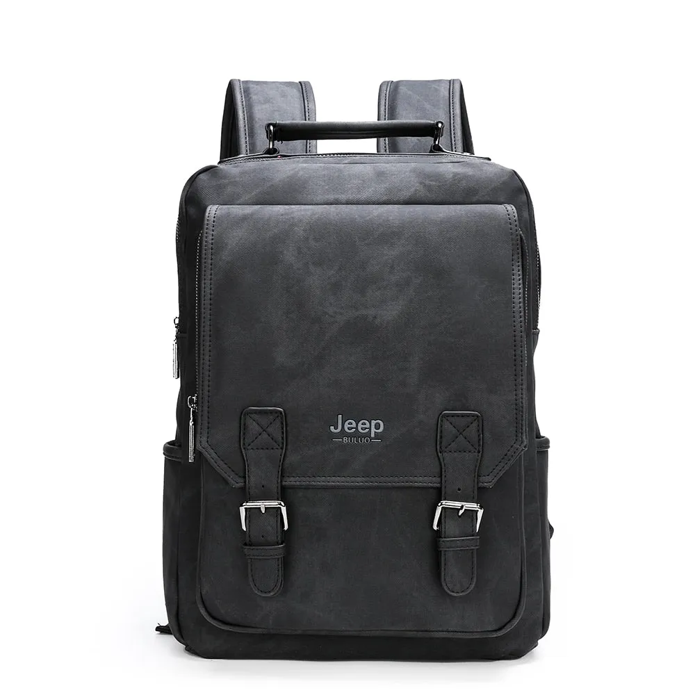 Mochila em Couro S043 Versão JeepBuluo