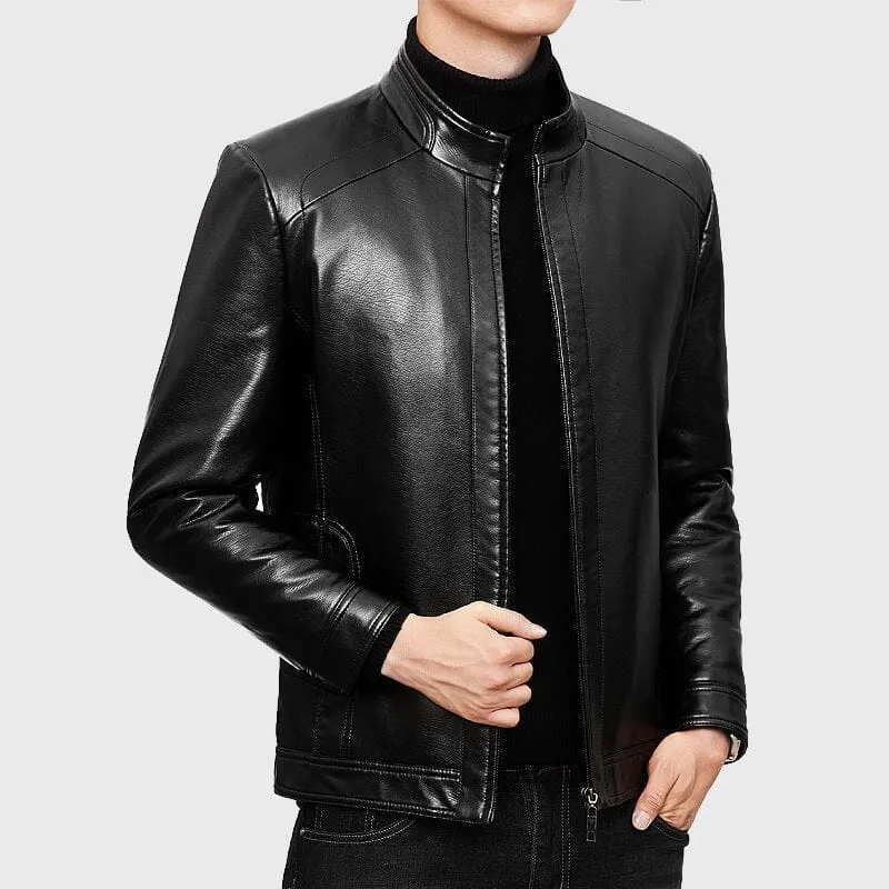 Jaqueta de Couro Impermeável Masculina Legacy