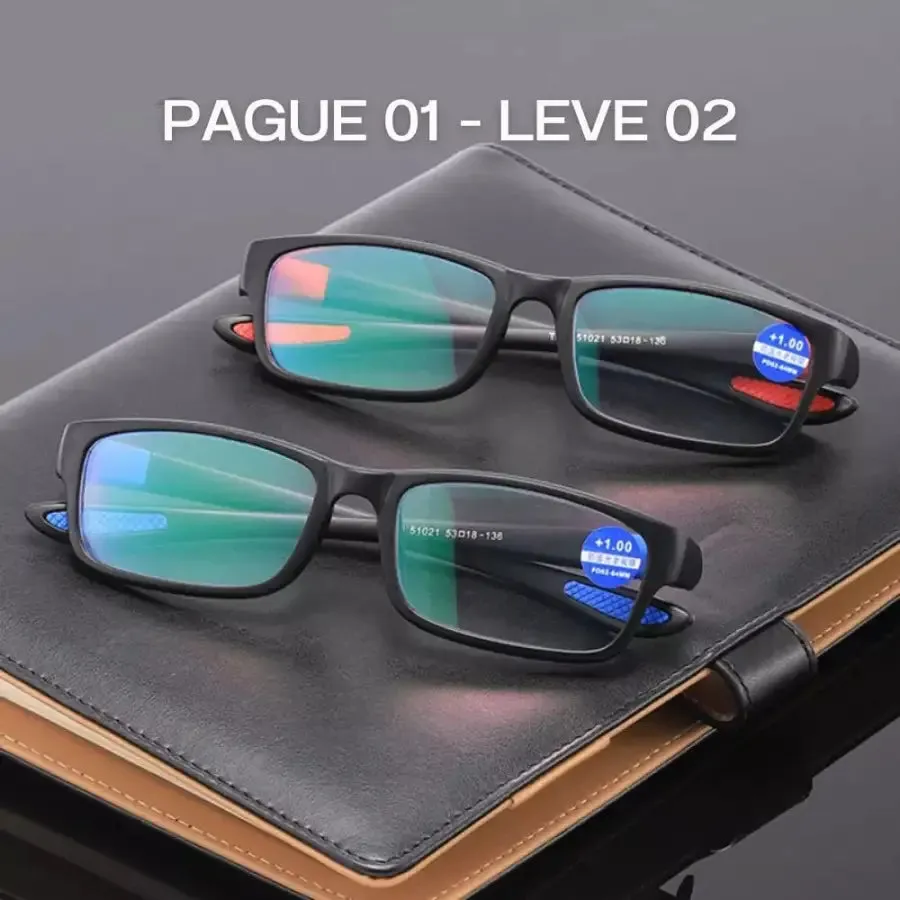 Óculos Inteligente Anti Luz Azul Compre 01 Leve 2