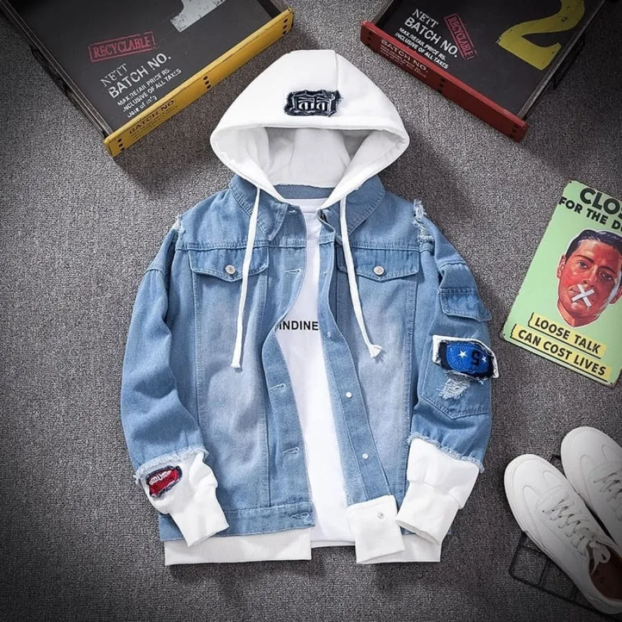 Jaqueta Jeans Overside Moletom Mainstreet