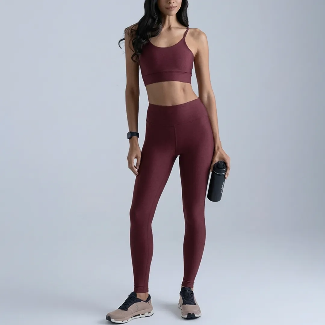 Kit Conjunto Fitness Legging + Short + Top Alça