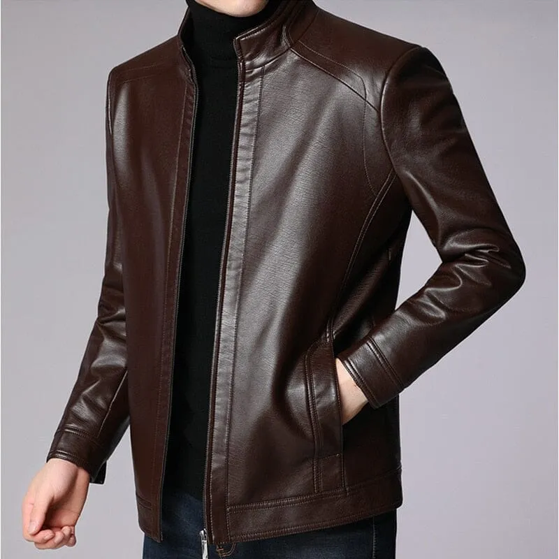 Jaqueta de Couro Impermeável Masculina Legacy