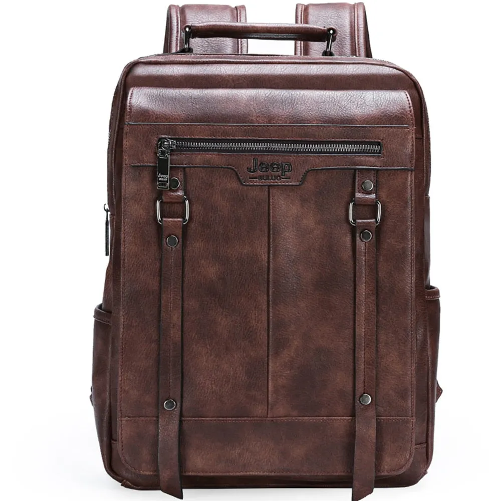 Mochila em Couro S041- Versão JeepBuluo