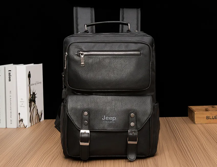 Mochila em Couro S058- Versão JeepBuluo