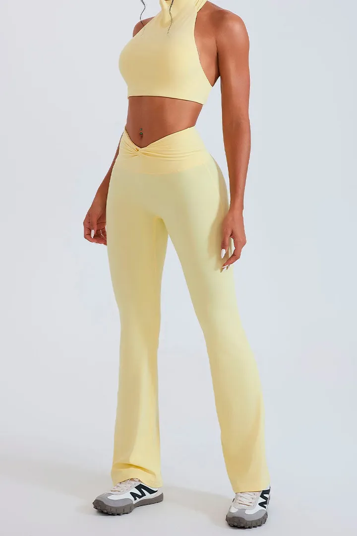 Legging flare feminina